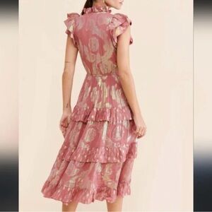 Ollari Orchid Midi Dress size medium